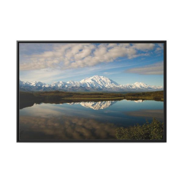88289-341.jpg Mountain Reflected in Lake Framed Canvas