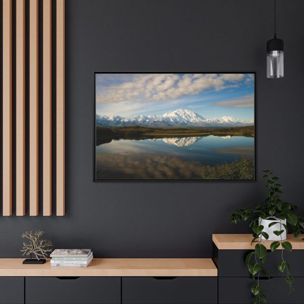 88289-344.jpg Mountain Reflected in Lake Framed Canvas