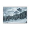 88289-351.jpg Car in Mountain Landscape With Snowy Trees Framed Canvas