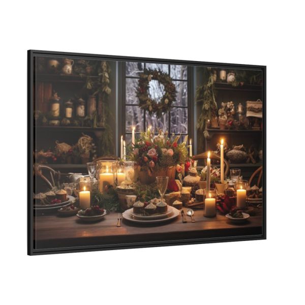 88289-360.jpg Christmas Dinner Table Framed Canvas