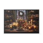 Christmas Dinner Table Framed Canvas - Image 2