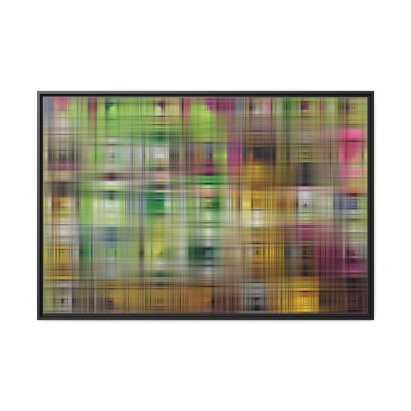 88289-391.jpg Abstract Woven Background #1 Framed Canvas