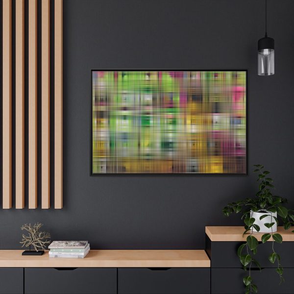 88289-394.jpg Abstract Woven Background #1 Framed Canvas