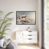88289-418.jpg Snowman On Sledge Framed Canvas