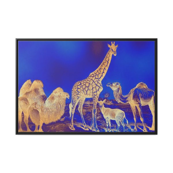 Savannah in Celebration Framed Canvas