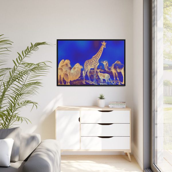Savannah in Celebration Framed Canvas