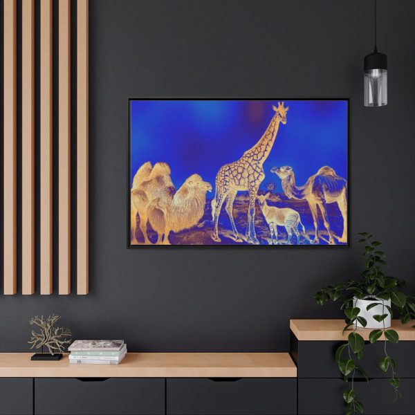 Savannah in Celebration Framed Canvas