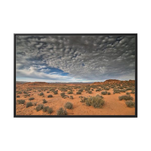 88289-46.jpg Clouds Drift over the Arizona Desert Framed Canvas