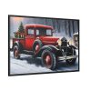 88289-460.jpg Vintage Pickup Truck Christmas II Framed Canvas