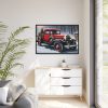 88289-463.jpg Vintage Pickup Truck Christmas II Framed Canvas