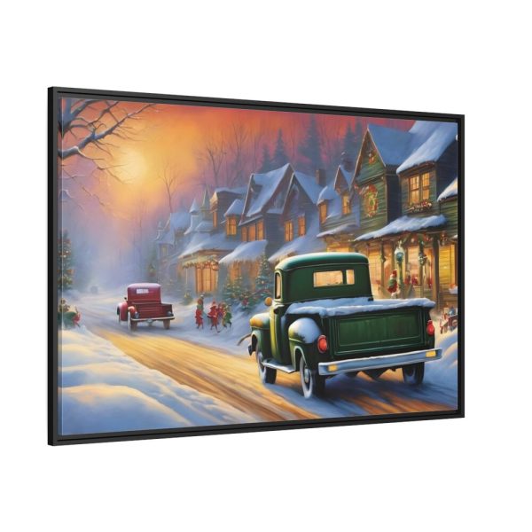 88289-470.jpg Vintage Pickup Truck Christmas III Framed Canvas