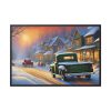 88289-471.jpg Vintage Pickup Truck Christmas III Framed Canvas