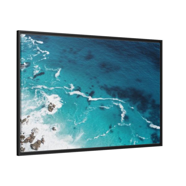 88289-50.jpg Seashore at Cape Point, South Africa Framed Canvas