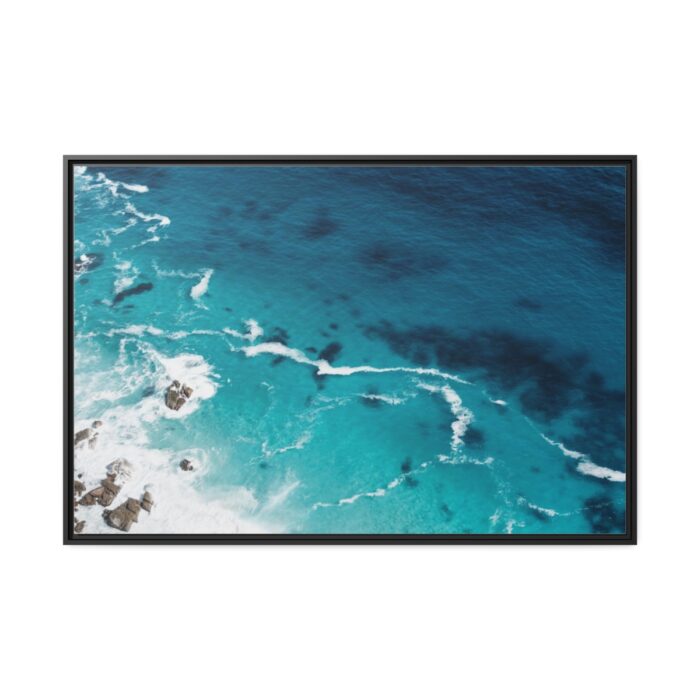 Seashore at Cape Point, South Africa Framed Canvas - Image 2