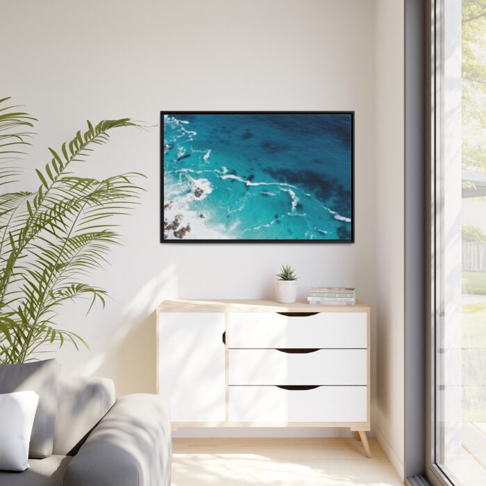 Seashore at Cape Point, South Africa Framed Canvas - Image 4