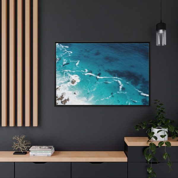 88289-54.jpg Seashore at Cape Point, South Africa Framed Canvas