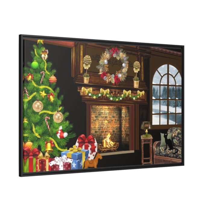 Christmas Winter Framed Canvas - Image 1