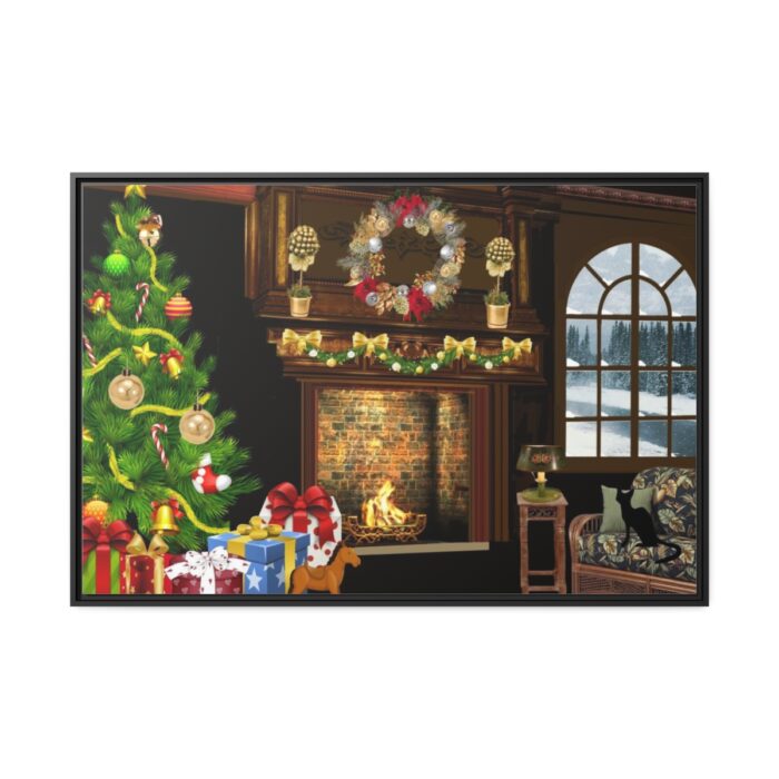 Christmas Winter Framed Canvas - Image 2