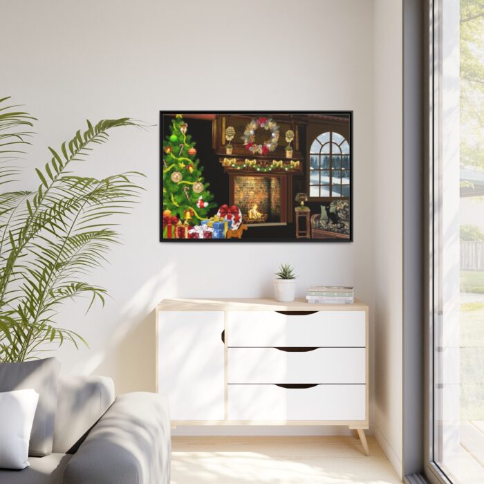 Christmas Winter Framed Canvas - Image 4