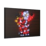 Santa Claus on Christmas Framed Canvas