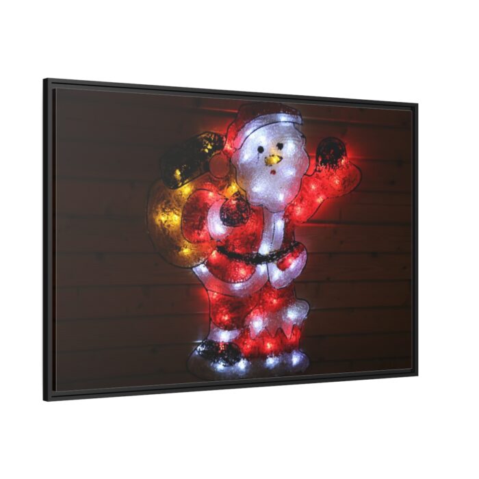 Santa Claus on Christmas Framed Canvas - Image 1