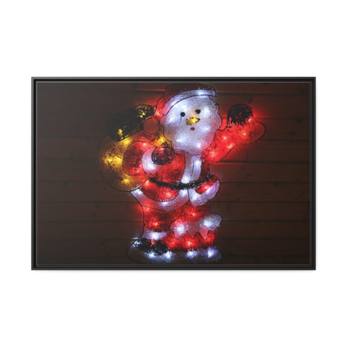 Santa Claus on Christmas Framed Canvas - Image 2