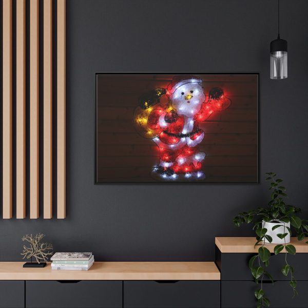 88289-74.jpg Santa Claus on Christmas Framed Canvas