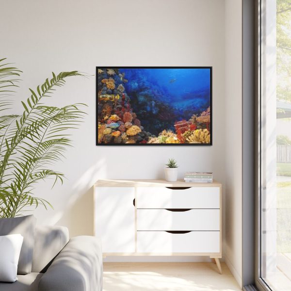 88289-88.jpg Ocean Life Framed Canvas