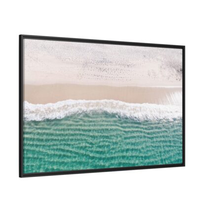 Ocean Waves Framed Canvas