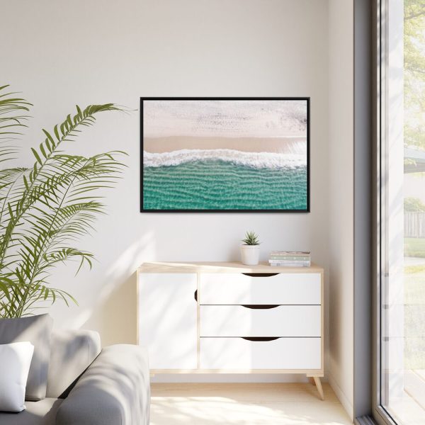 88289-93.jpg Ocean Waves Framed Canvas