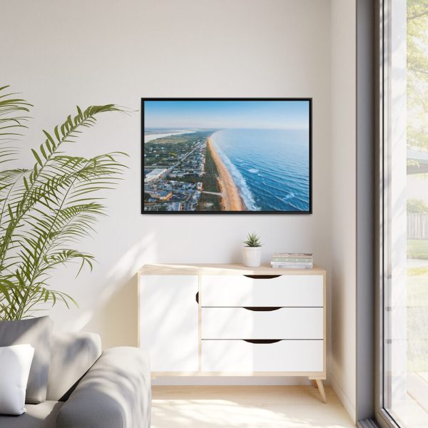 88289-98.jpg Ocean in St. Augustine, Florida, United States Framed Canvas