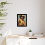 Woman With Flowers Framed Canvas - Image 19