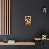 Woman With Flowers Framed Canvas