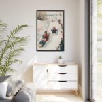 Tobogganing by L. Prang & Co Framed Canvas - Image 4