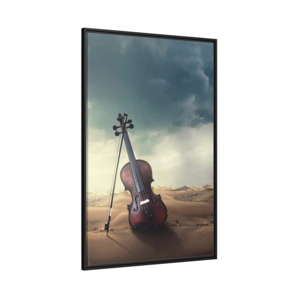 88299-35.jpg Violin Deser Framed Canvas