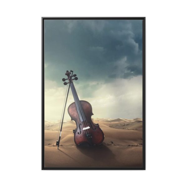 88299-36.jpg Violin Deser Framed Canvas