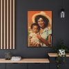 88299-59.jpg African American Woman Art Framed Canvas