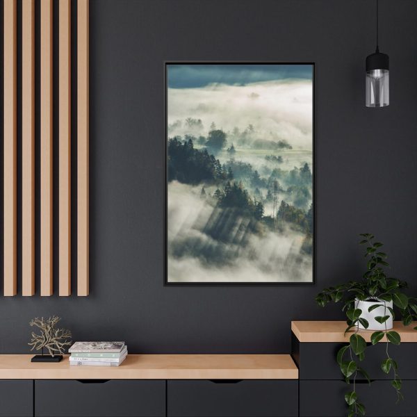88299-9.jpg A Rural Landscape Framed Canvas