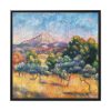 88302-1.jpg Montagne Sainte-Victoire by Pierre-Auguste Renoir Framed Canvas
