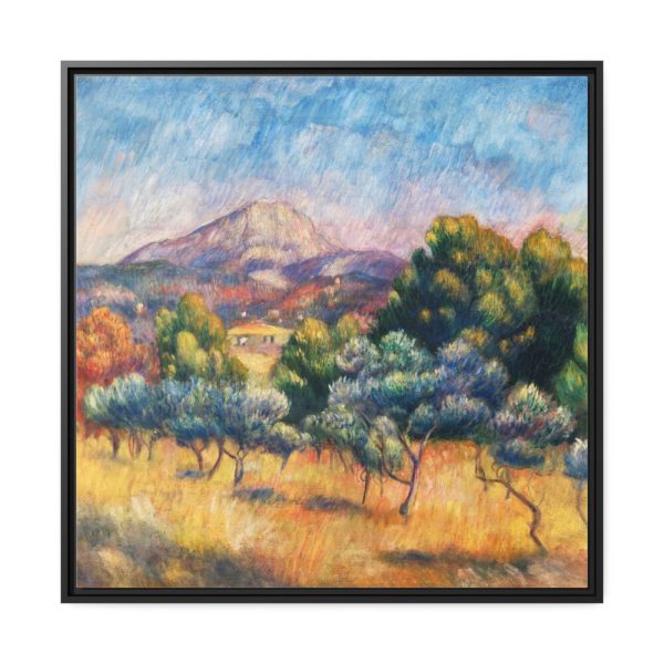 88302-1.jpg Montagne Sainte-Victoire by Pierre-Auguste Renoir Framed Canvas