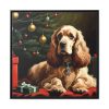88302-106.jpg Cocker Spaniel Christmas Framed Canvas