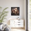 88302-118.jpg Santa Claus On A Sleigh Framed Canvas