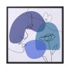 88302-141.jpg Contemporary Line Art Of A Face Framed Canvas