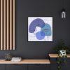 88302-144.jpg Contemporary Line Art Of A Face Framed Canvas