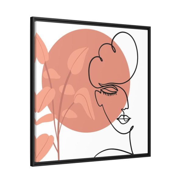 88302-150.jpg Contemporary Illustration of a Circle Framed Canvas