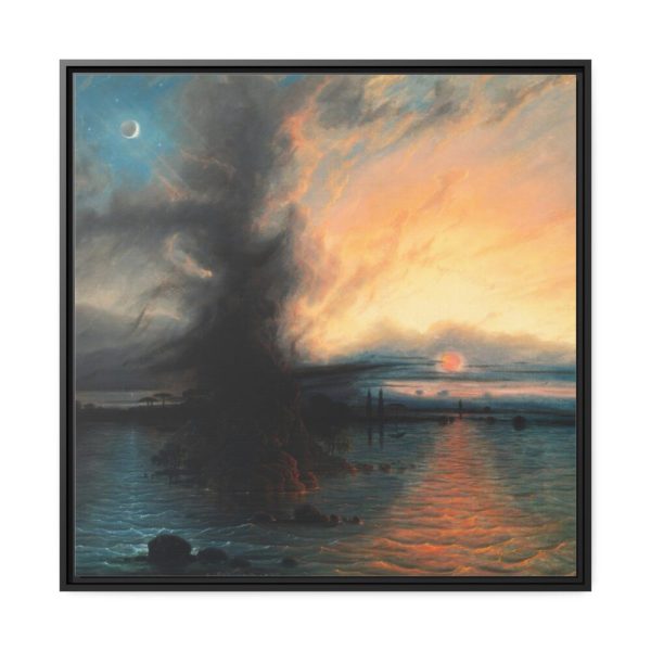 The Rock of Salvation by Samuel Colman Framed Canvas