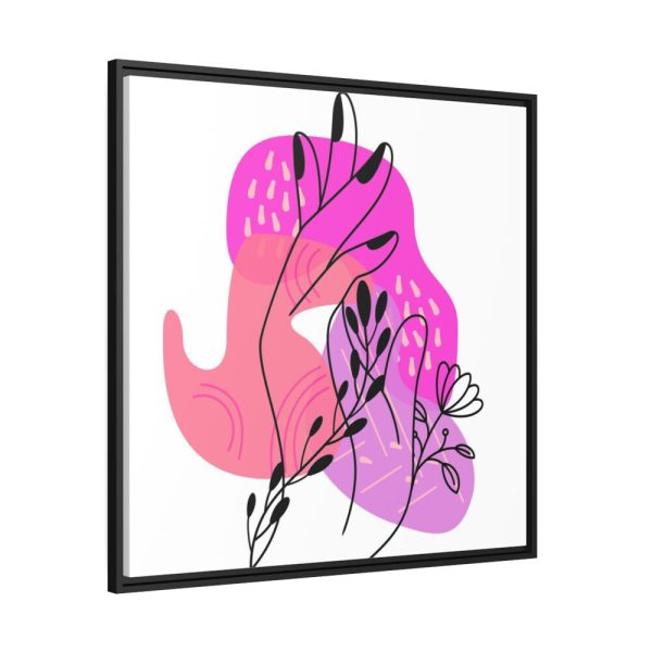 88302-165.jpg Abstract Pattern-Filled Shapes With a Line-Art Framed Canvas