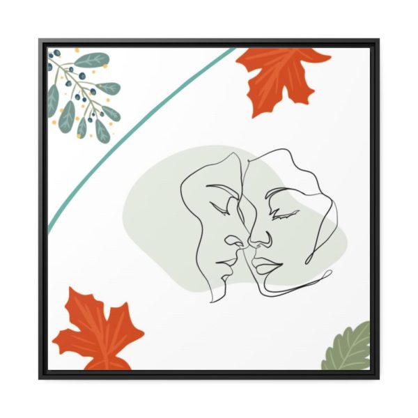 88302-171.jpg Modern Art Lovers Line Art Framed Canvas