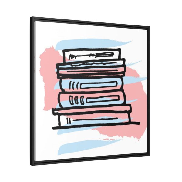 88302-205.jpg Abstract Books Illustration Framed Canvas