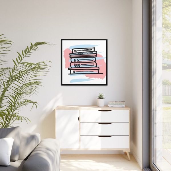 88302-208.jpg Abstract Books Illustration Framed Canvas